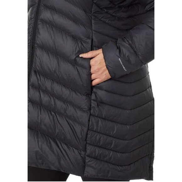 Columbia Autumn Park Down MID  Omni Heat woman black jacket Plus Size - Picture 9 of 12
